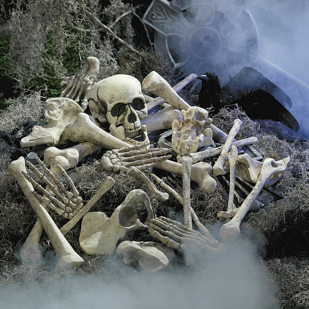28Pcs Halloween Skeleton Bones Halloween Props Skeleton Tricky Bones Haunted view 3