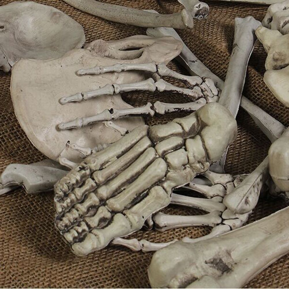 28Pcs Halloween Skeleton Bones Halloween Props Skeleton Tricky Bones Haunted view 5