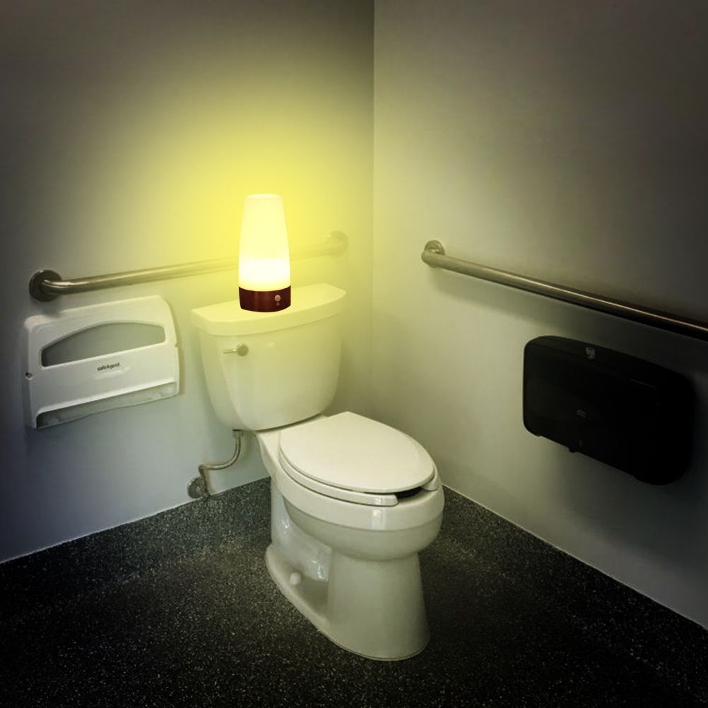 Smart Wireless Motion Sensor Night Light Battery Operated Lamp Bedside Table view 2