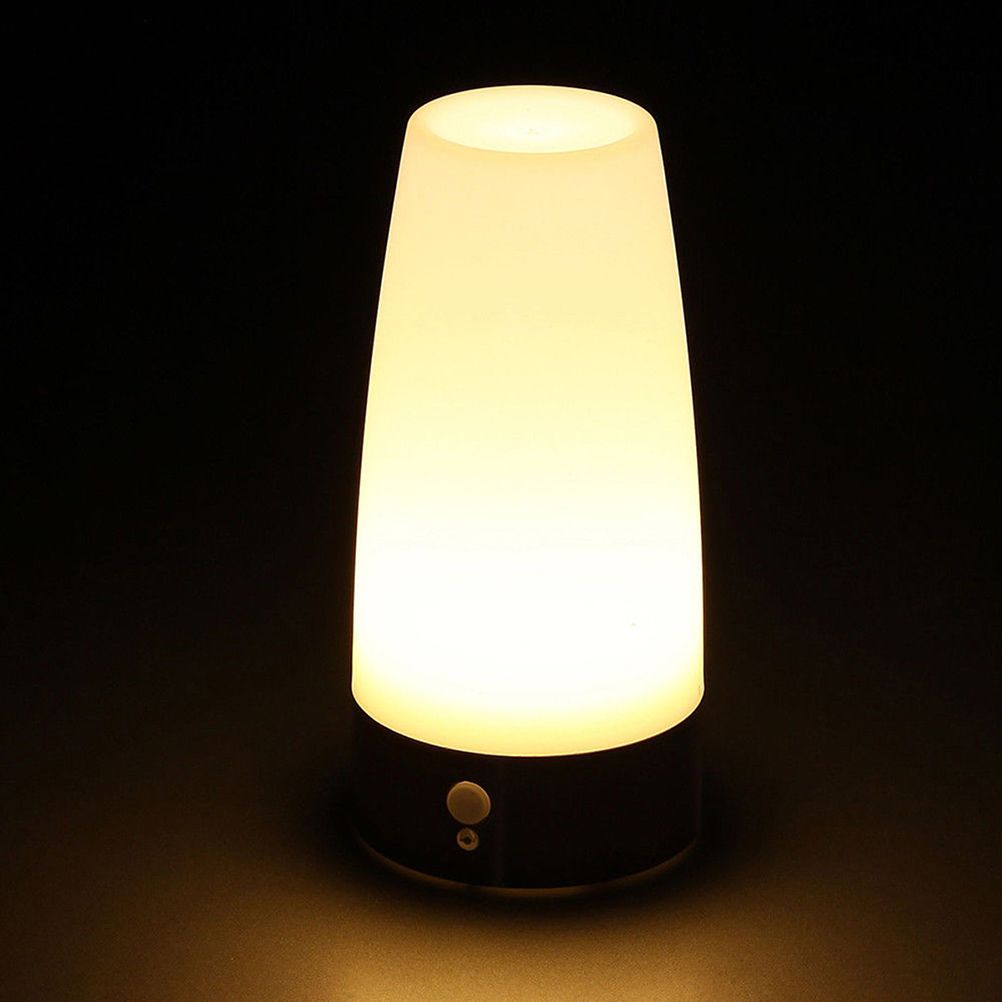 Smart Wireless Motion Sensor Night Light Battery Operated Lamp Bedside Table view 10