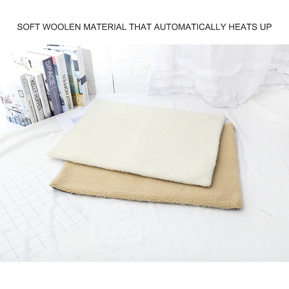 Pet Blanket Self Heating Blanket for Cats Dogs Heating Mat Warm Cozy Pet view 4