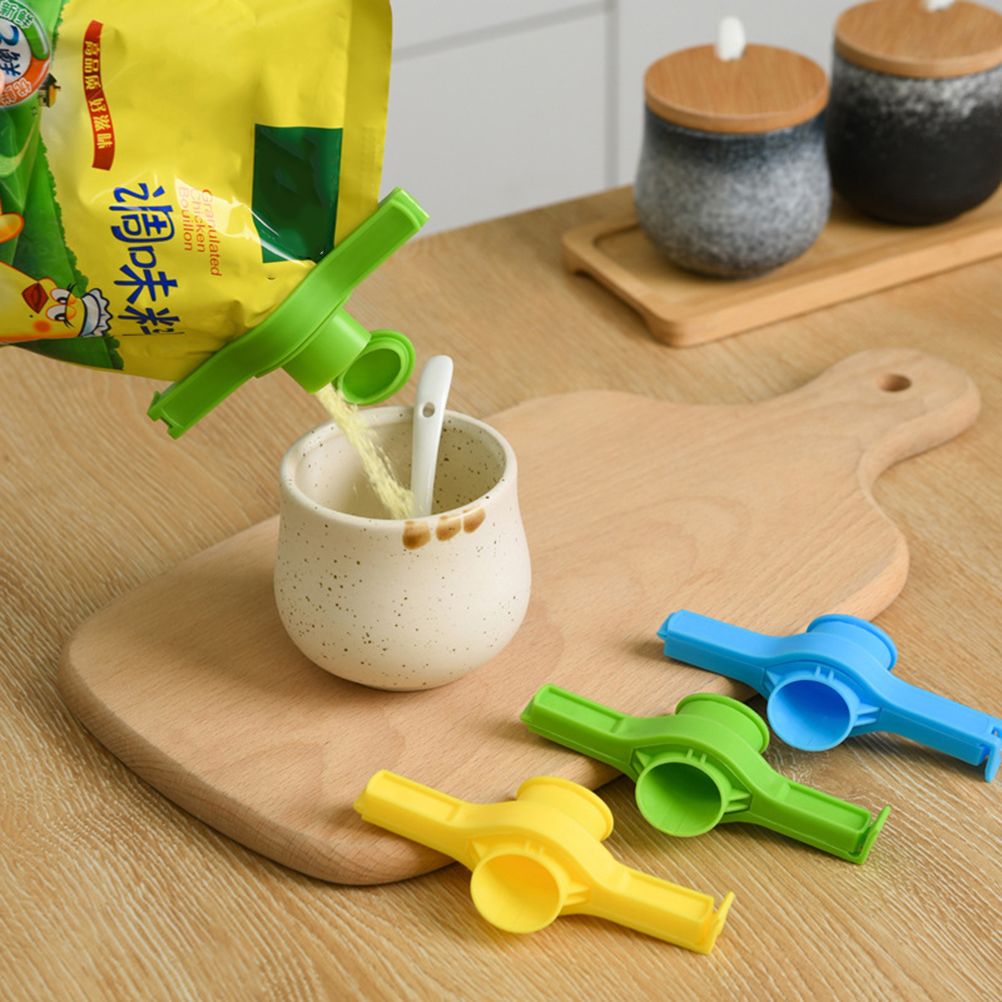 Random Food Bag Sealing Clips Striping with Discharge Nozzle Sealing Clamps view 8