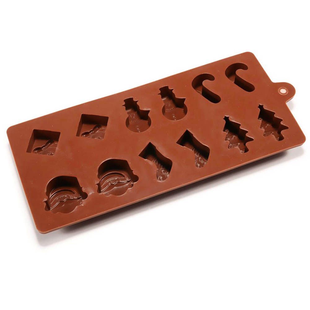 Christmas Mold Silicone Chocolate Mold Non Stick Baking Mold view 2
