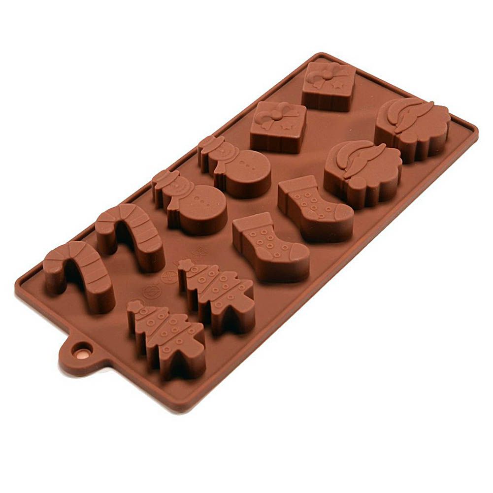 Christmas Mold Silicone Chocolate Mold Non Stick Baking Mold view 3