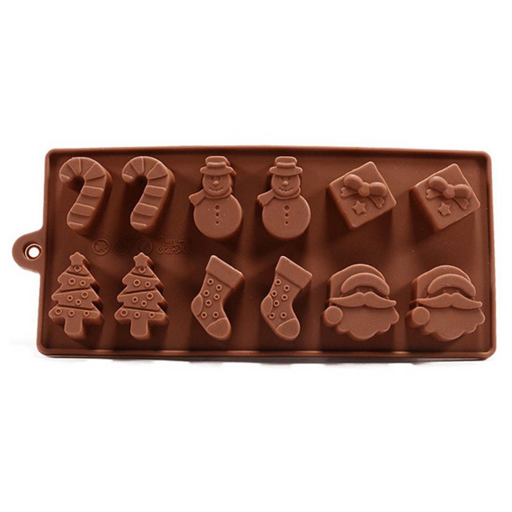 Christmas Mold Silicone Chocolate Mold Non Stick Baking Mold view 4