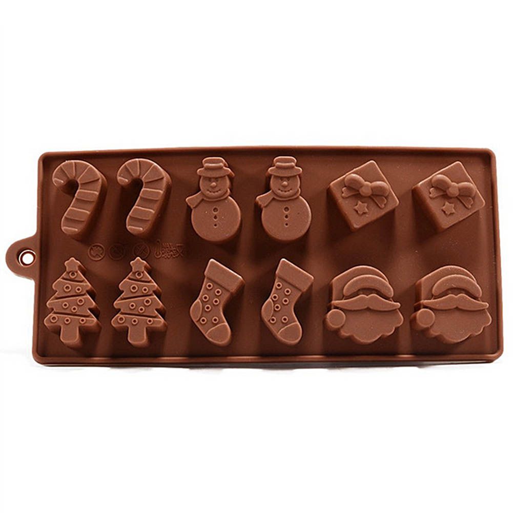 Christmas Mold Silicone Chocolate Mold Non Stick Baking Mold view 5