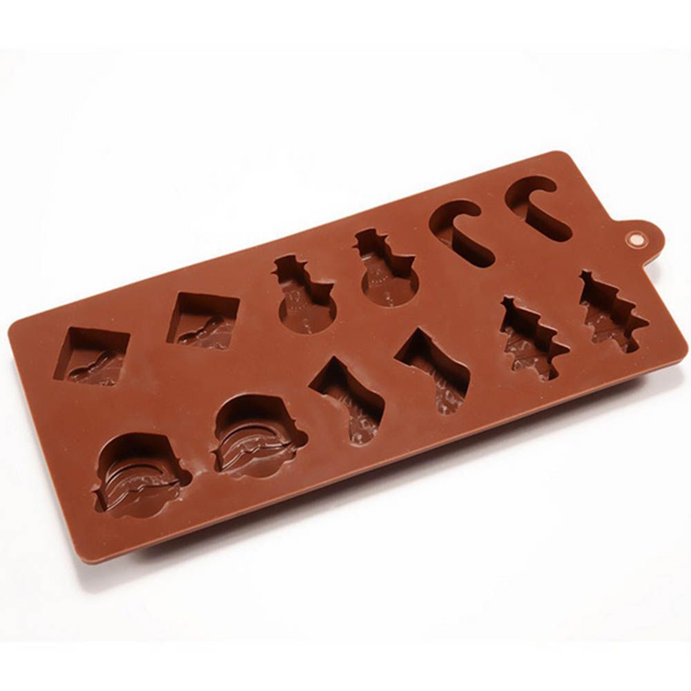 Christmas Mold Silicone Chocolate Mold Non Stick Baking Mold view 6