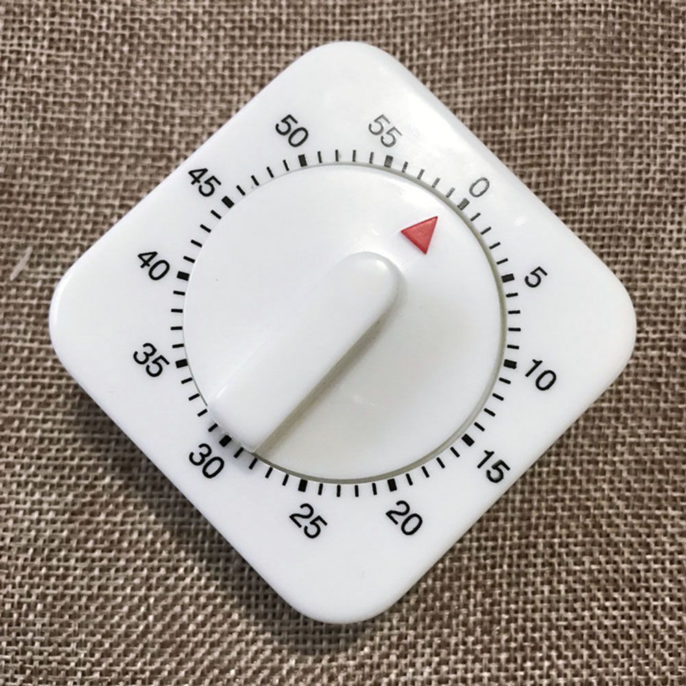 Mini Mechanical Timer 1Hr/60Min Game Count Down Counter Alarm Kitchen Cooking Tool view 4