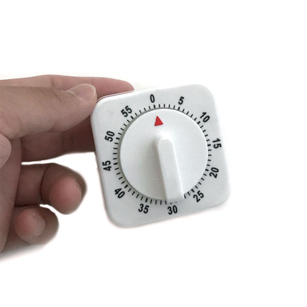 Mini Mechanical Timer 1Hr/60Min Game Count Down Counter Alarm Kitchen Cooking Tool view 8