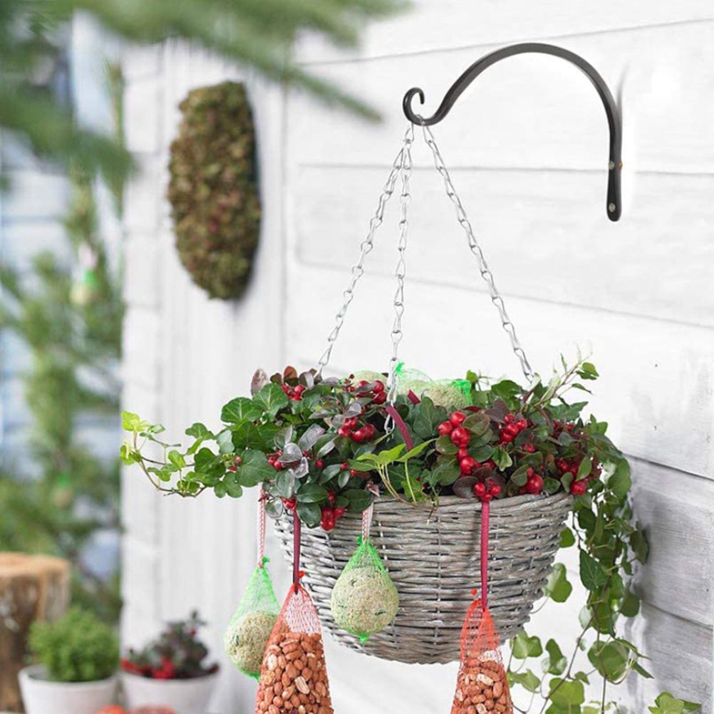 8inches Hanging Plant Bracket for Plant Hangers Outdoor Wall Plant Hanger for view 4