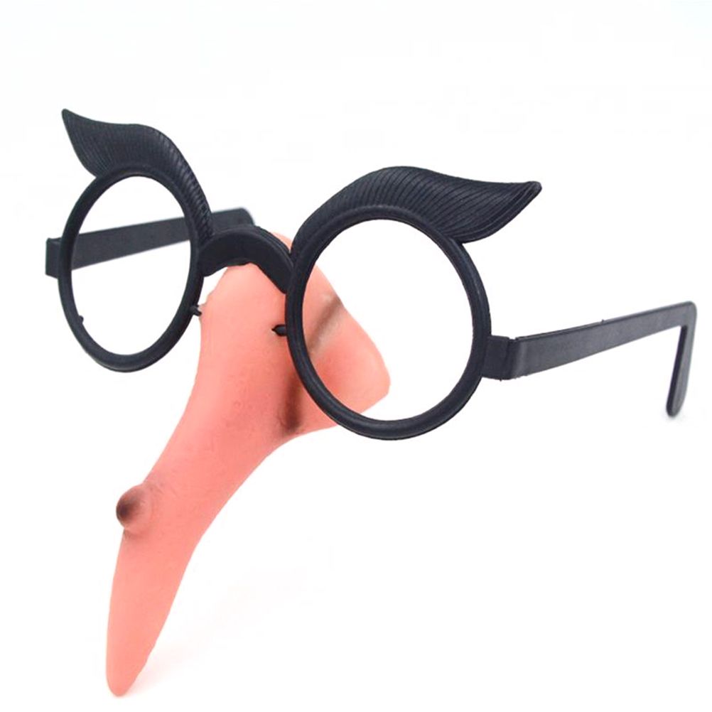 Halloween Party Glasses Witch Nose Glasses Fancy Dress Funny Eye Glass Frame