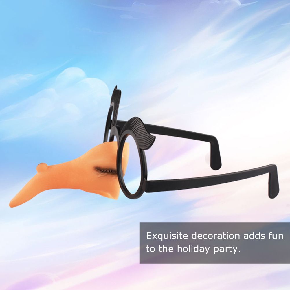 Halloween Party Glasses Witch Nose Glasses Fancy Dress Funny Eye Glass Frame view 2