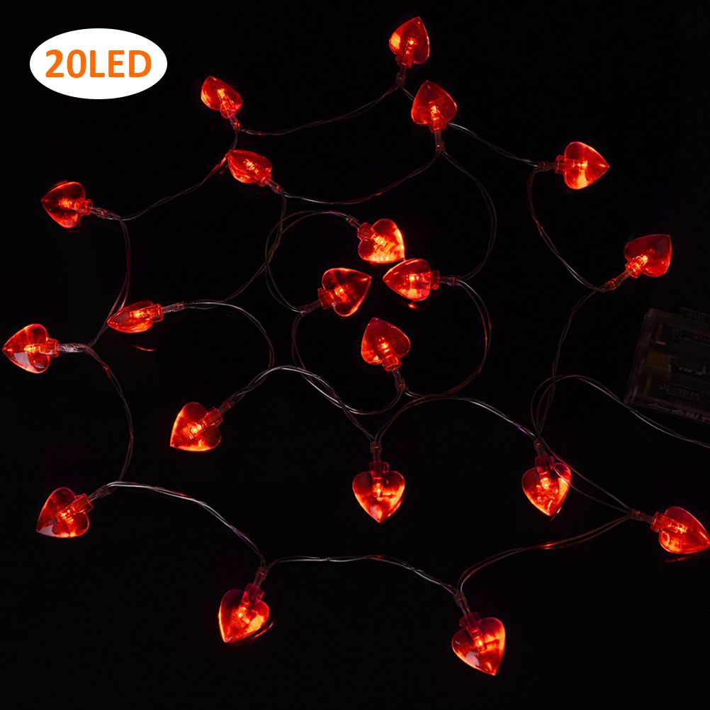 Heart Shaped String Light Valentine's Day LED String Light DIY Decorative Light view 2