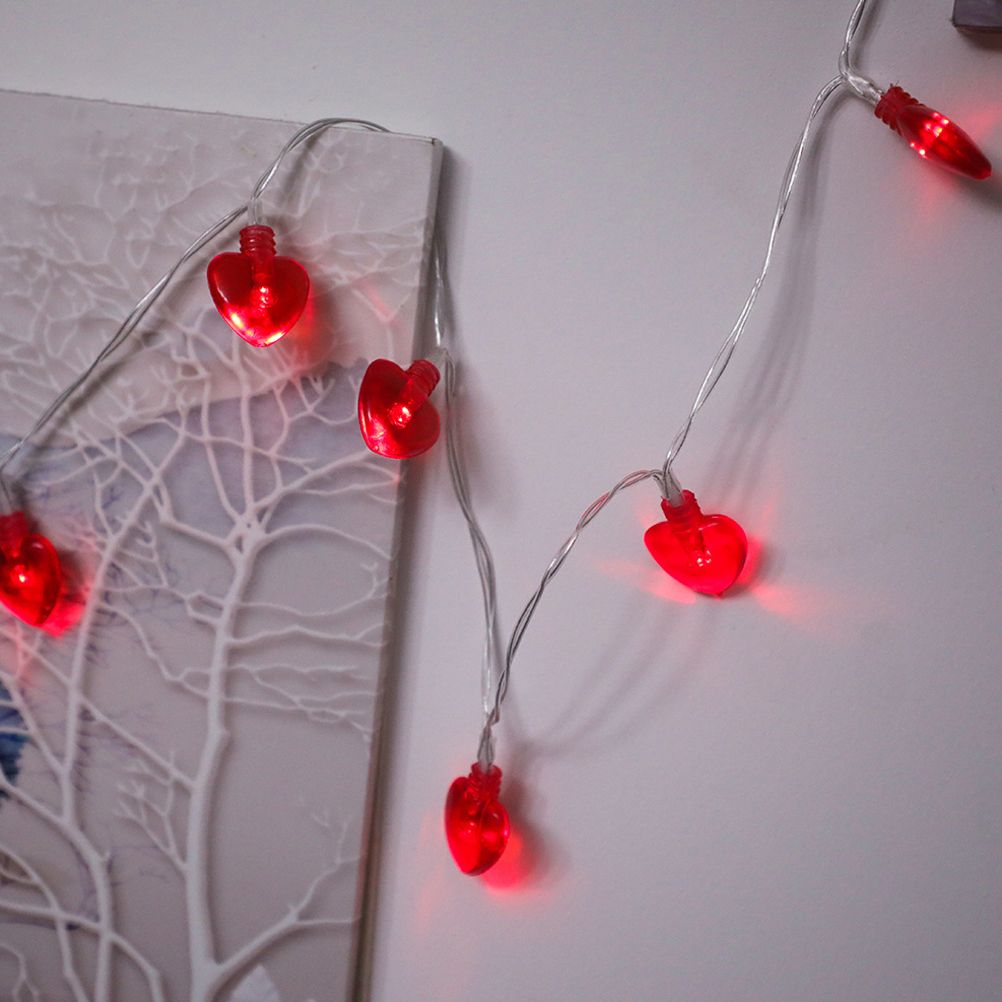 Heart Shaped String Light Valentine's Day LED String Light DIY Decorative Light view 4