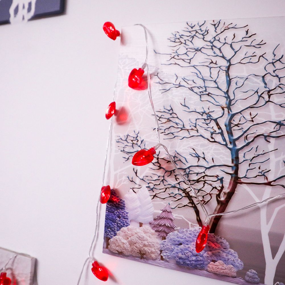 Heart Shaped String Light Valentine's Day LED String Light DIY Decorative Light view 5