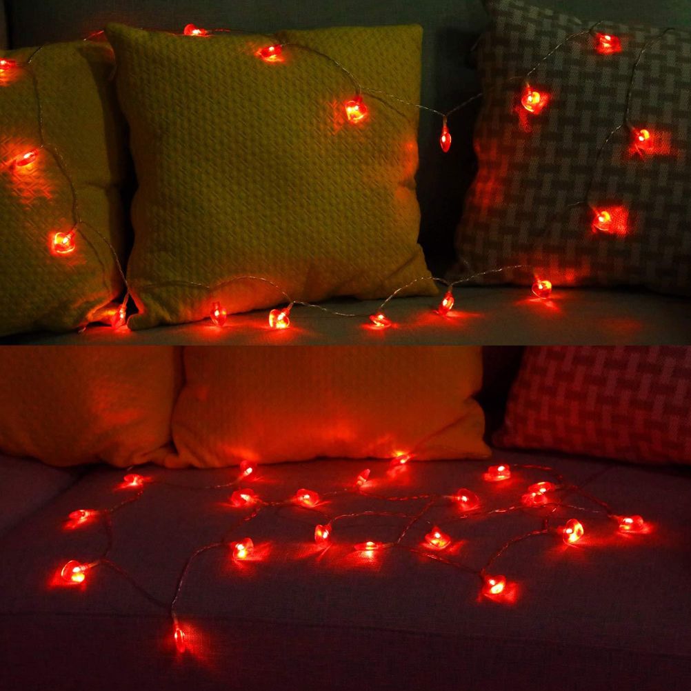 Heart Shaped String Light Valentine's Day LED String Light DIY Decorative Light view 7