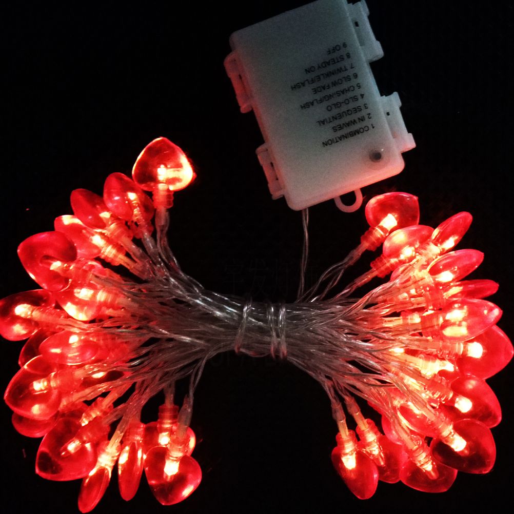 Heart Shaped String Light Valentine's Day LED String Light DIY Decorative Light view 8