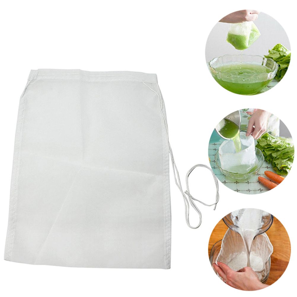 100 Grit Nylon Mesh Filter Bag Tea Fruit Juice Coffee Wine Nylon Mesh Net