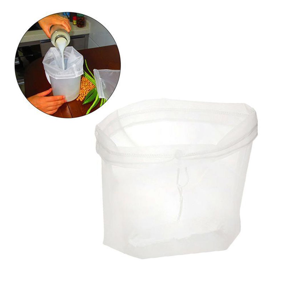 100 Grit Nylon Mesh Filter Bag Tea Fruit Juice Coffee Wine Nylon Mesh Net view 3