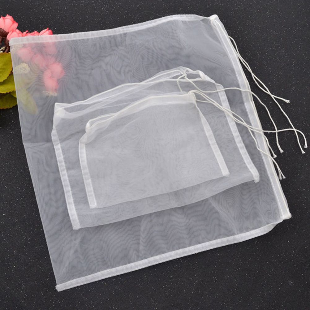 100 Grit Nylon Mesh Filter Bag Tea Fruit Juice Coffee Wine Nylon Mesh Net view 10