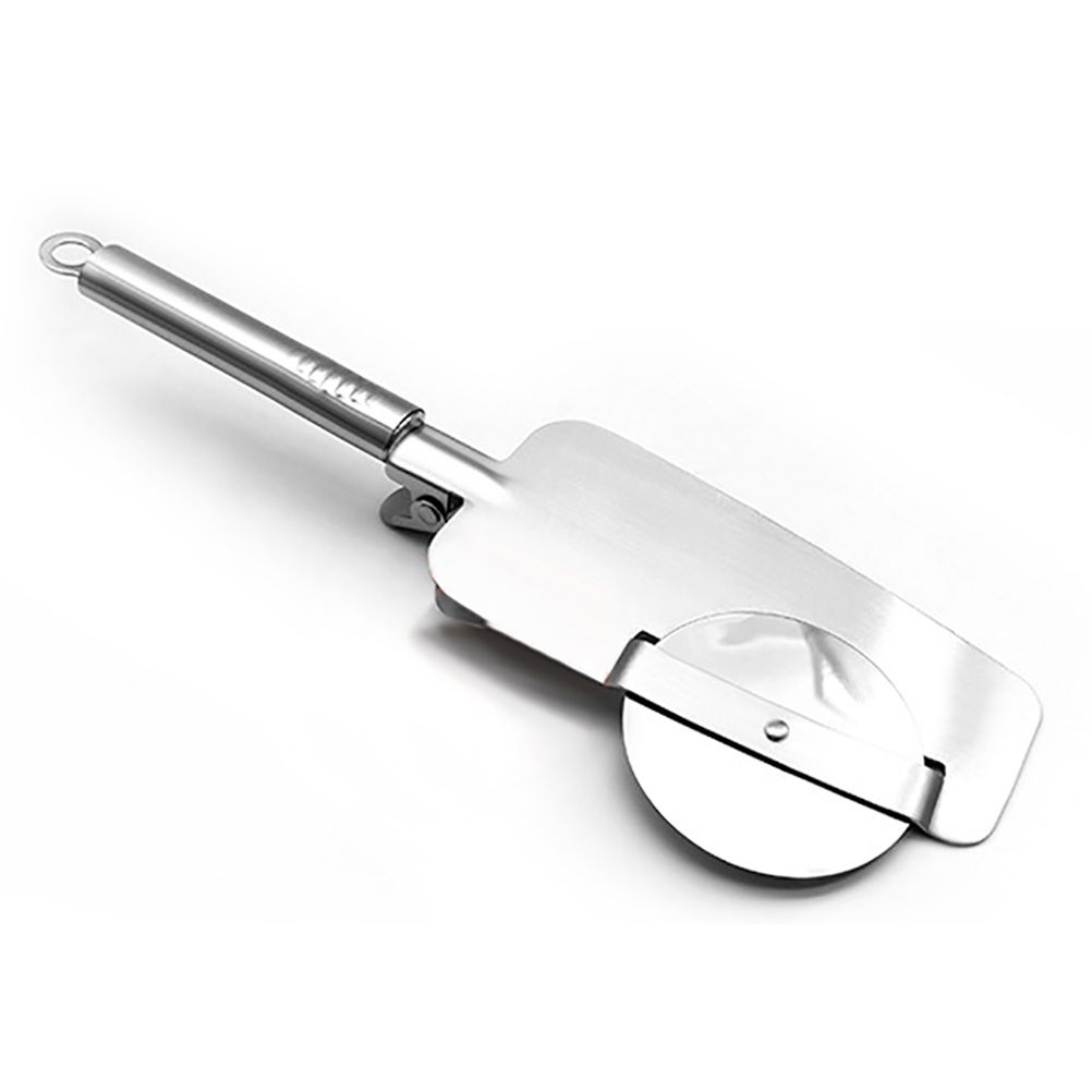 3 in 1 Pizza Cutter Wheel Serrated Edge Serving Spatula with Clip Stainless view 8
