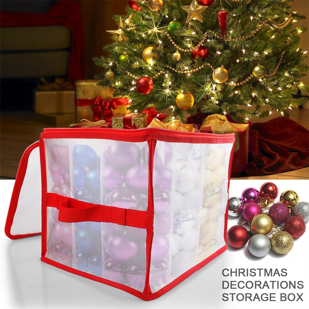 Transparent Storage Organizer Case for Storing Xmas LED Lights Garlands view 8