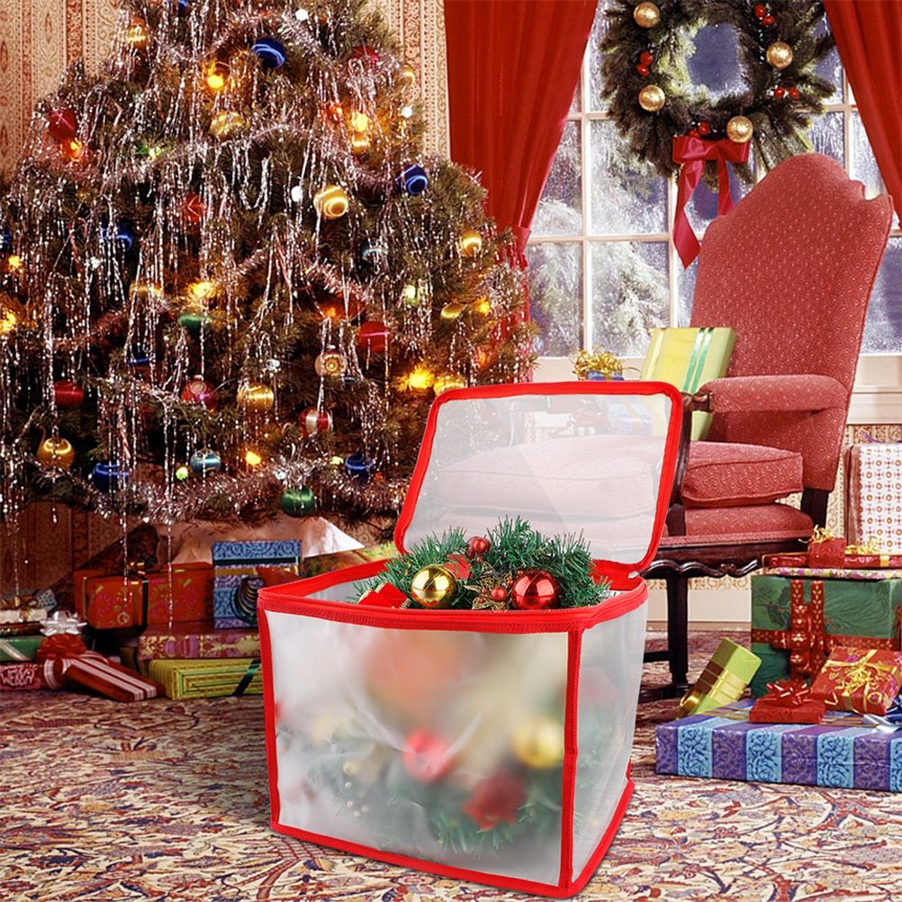 Transparent Storage Organizer Case for Storing Xmas LED Lights Garlands view 9