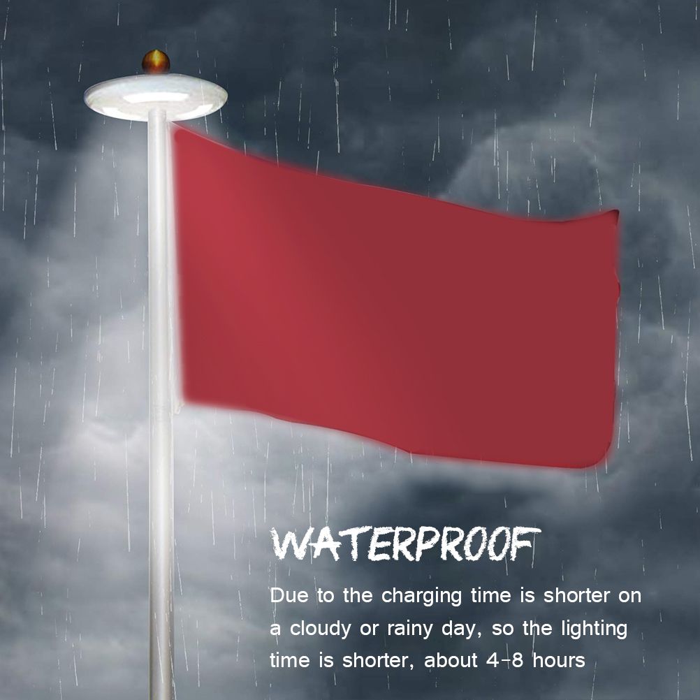 42LED Solar Flag Pole Light Flagpole Solar Light for Flag Pole Topper view 7