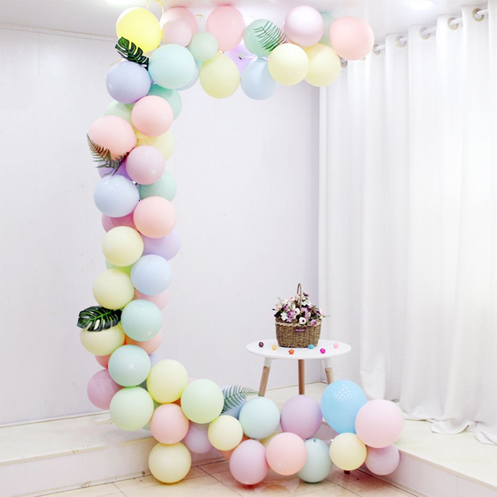 100pcs Mix Color 10inch Macaron Color Latex Balloons Baby Birthday Event Party view 4