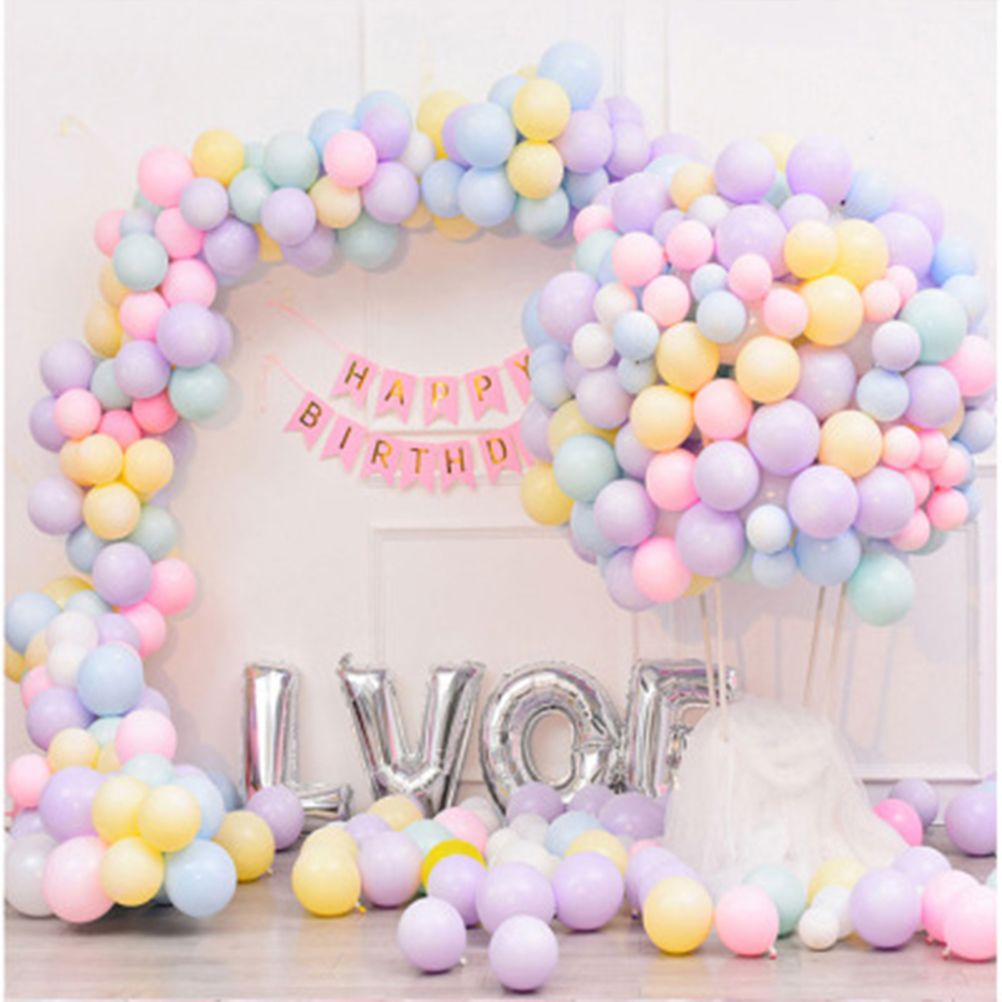 100pcs Mix Color 10inch Macaron Color Latex Balloons Baby Birthday Event Party view 7