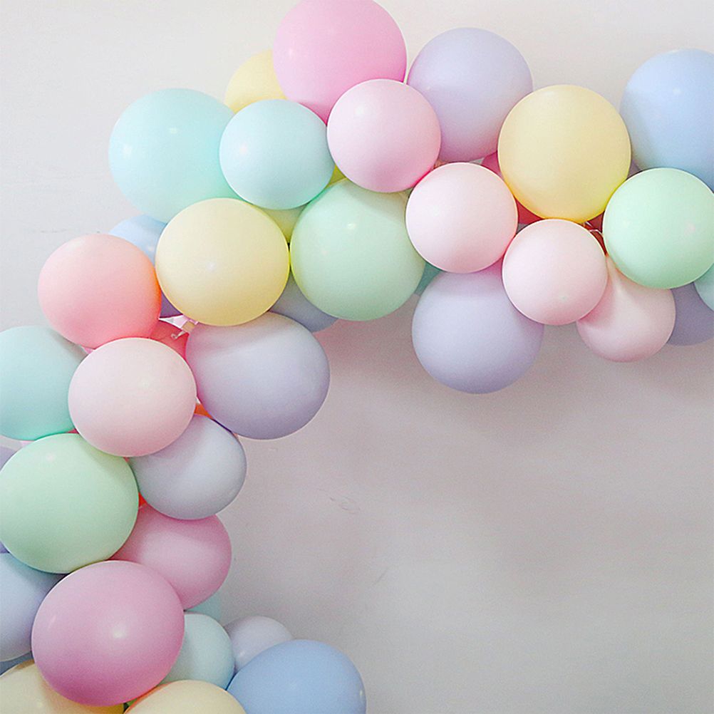 100pcs Mix Color 10inch Macaron Color Latex Balloons Baby Birthday Event Party view 8