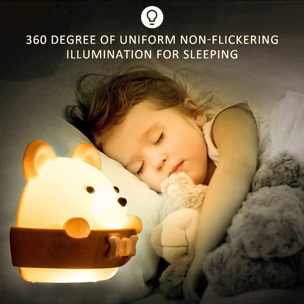 Punch Free LED Night Light Remote Control Night Light Eye Protection Kids view 2