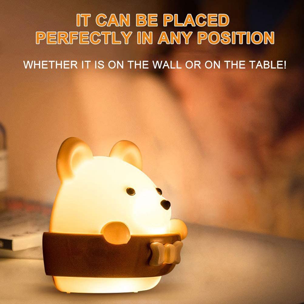 Punch Free LED Night Light Remote Control Night Light Eye Protection Kids view 3