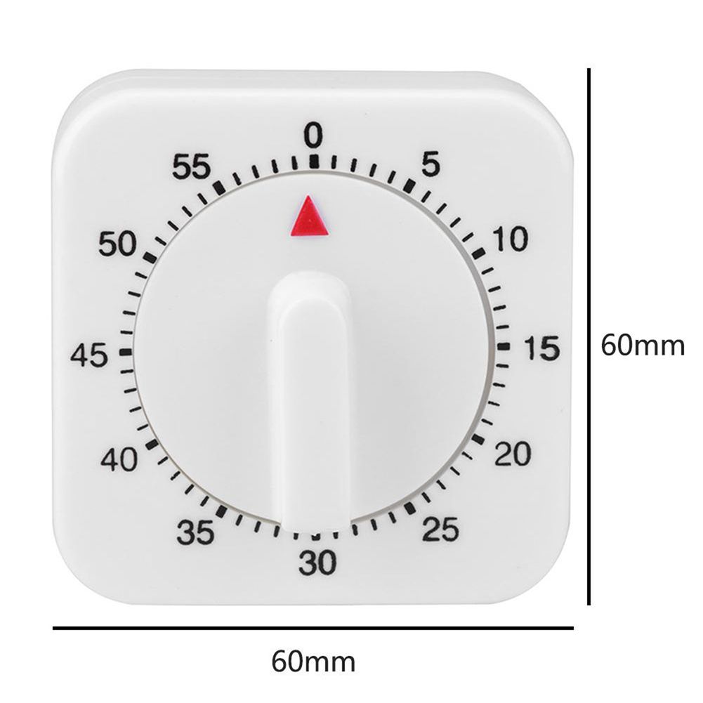 60 Minutes Timer Kitchen Timer Reminder Convenient Countdown Timer Mechanical view 2