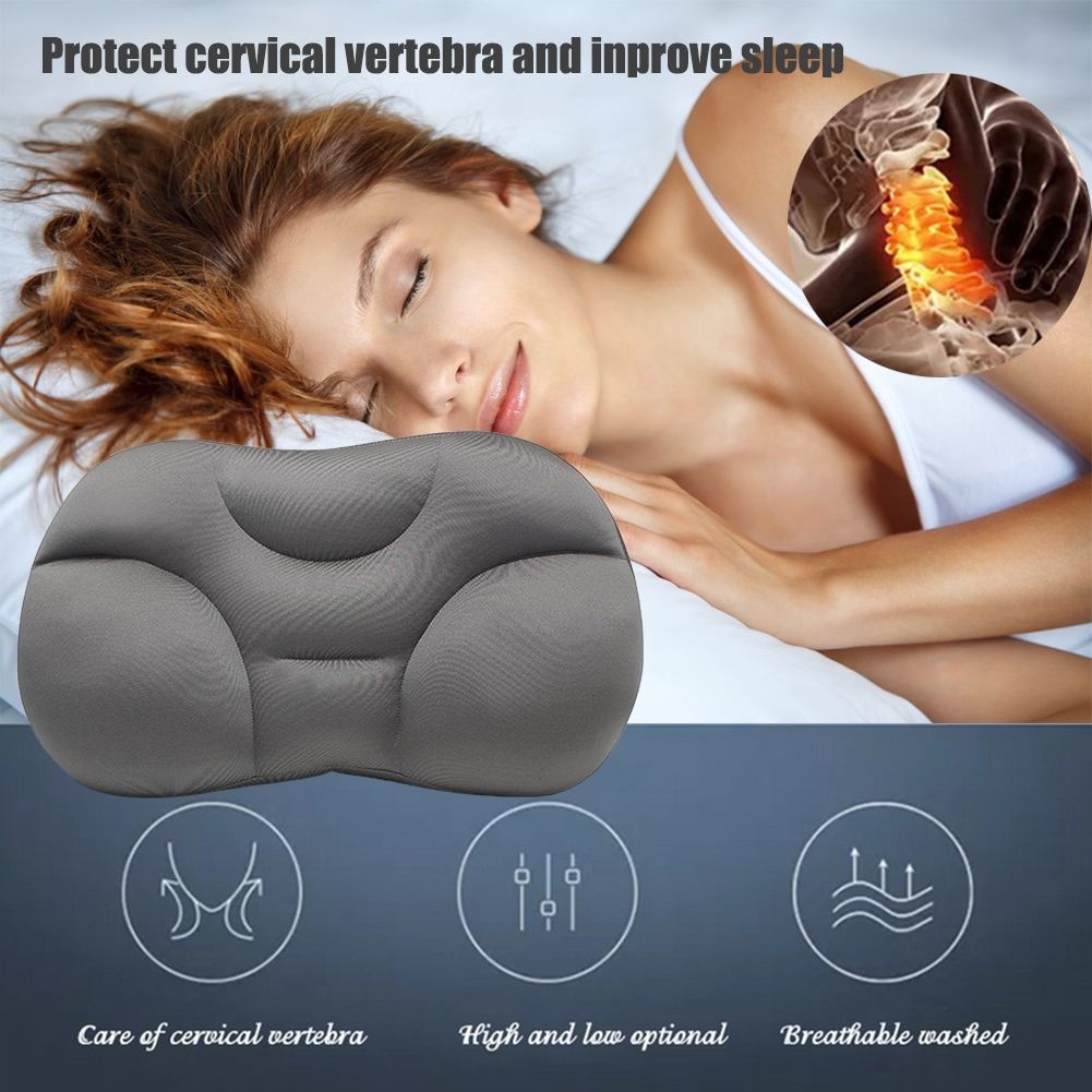 All Round Sleep Pillow Ergonomically Designed Free Shipping Deep Sleep Soft view 5