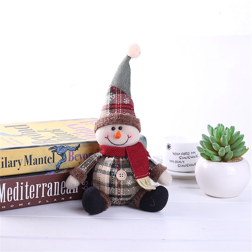 Fashion Cute Santa Snowman Deer Shaped Doll Christmas Doll Christmas Tree view 5