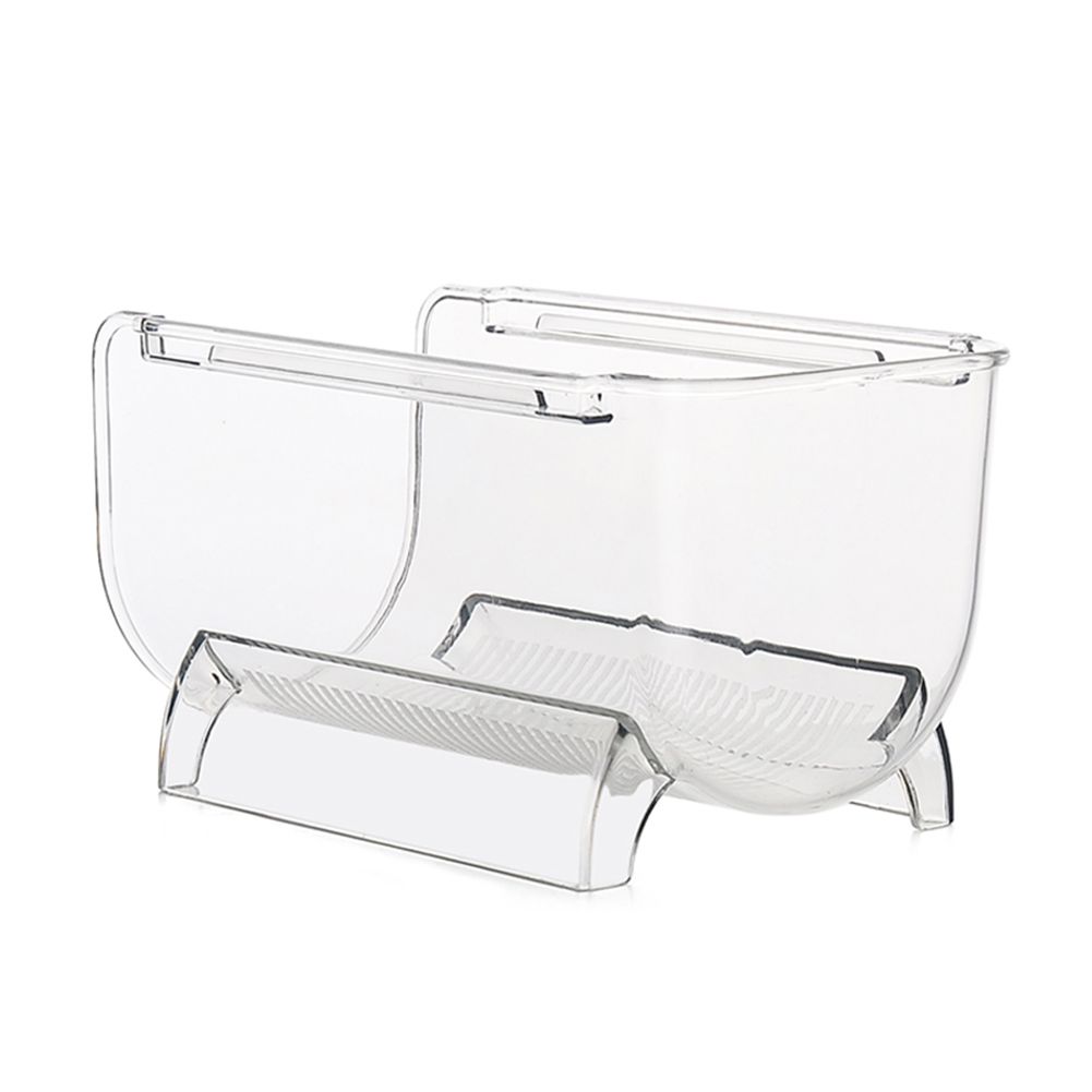 Clear Wine Bottle Organizers Stackable Plastic Wine Rack Holder for Kitchen view 4