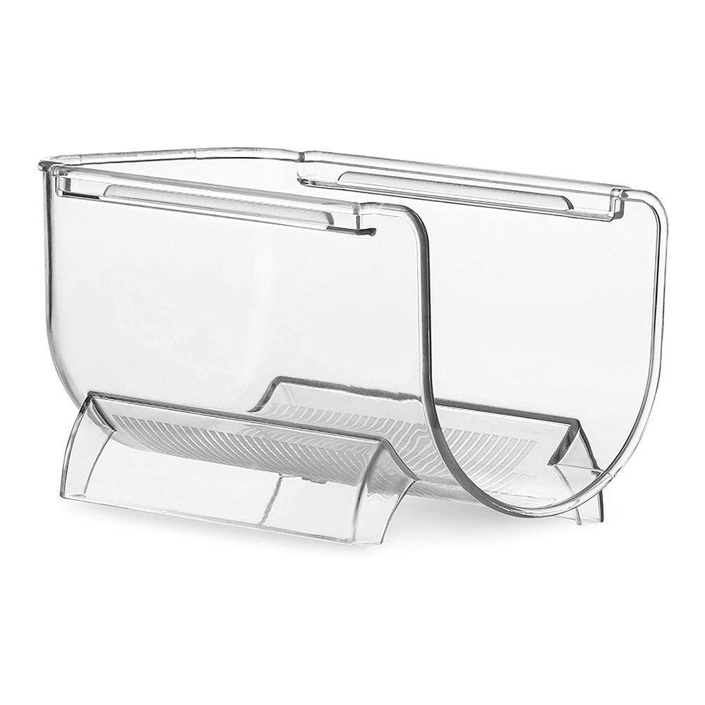 Clear Wine Bottle Organizers Stackable Plastic Wine Rack Holder for Kitchen view 14