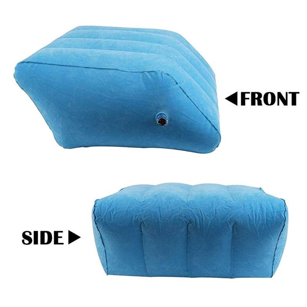 Inflatable Foot Rest Pillow Leg Knee Support Cushion Wedge Pillow for Office view 4