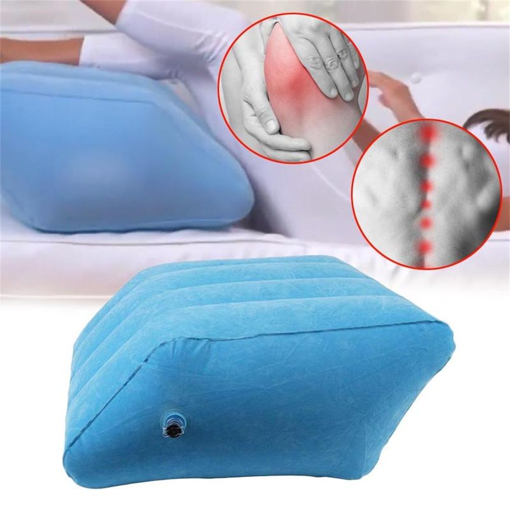 Inflatable Foot Rest Pillow Leg Knee Support Cushion Wedge Pillow for Office view 6