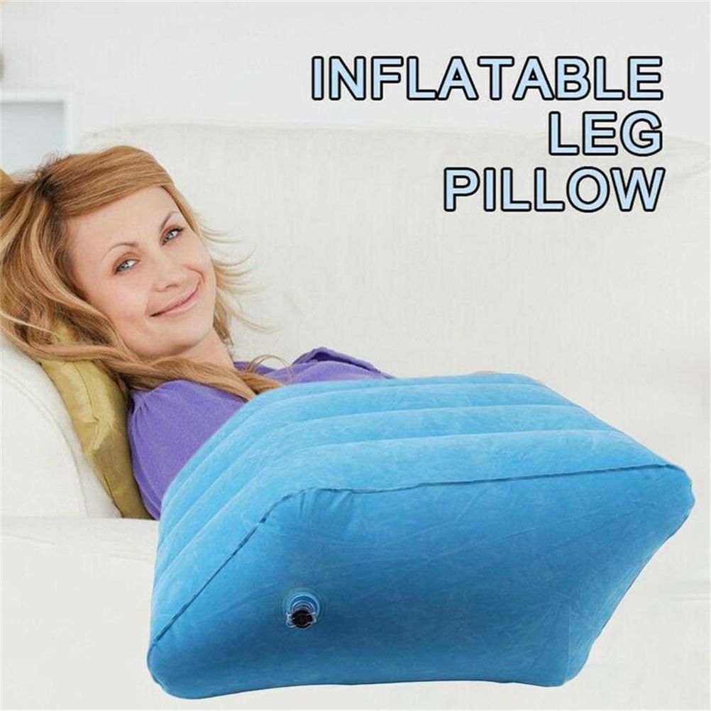 Inflatable Foot Rest Pillow Leg Knee Support Cushion Wedge Pillow for Office view 8
