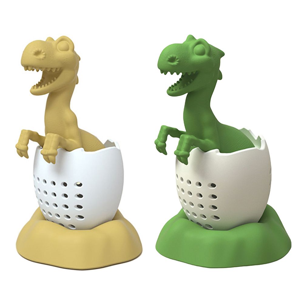 Dinosaurs Shaped Tea Filter Silicone Tea Infuser Heat Resistant Lovely Baby view 6