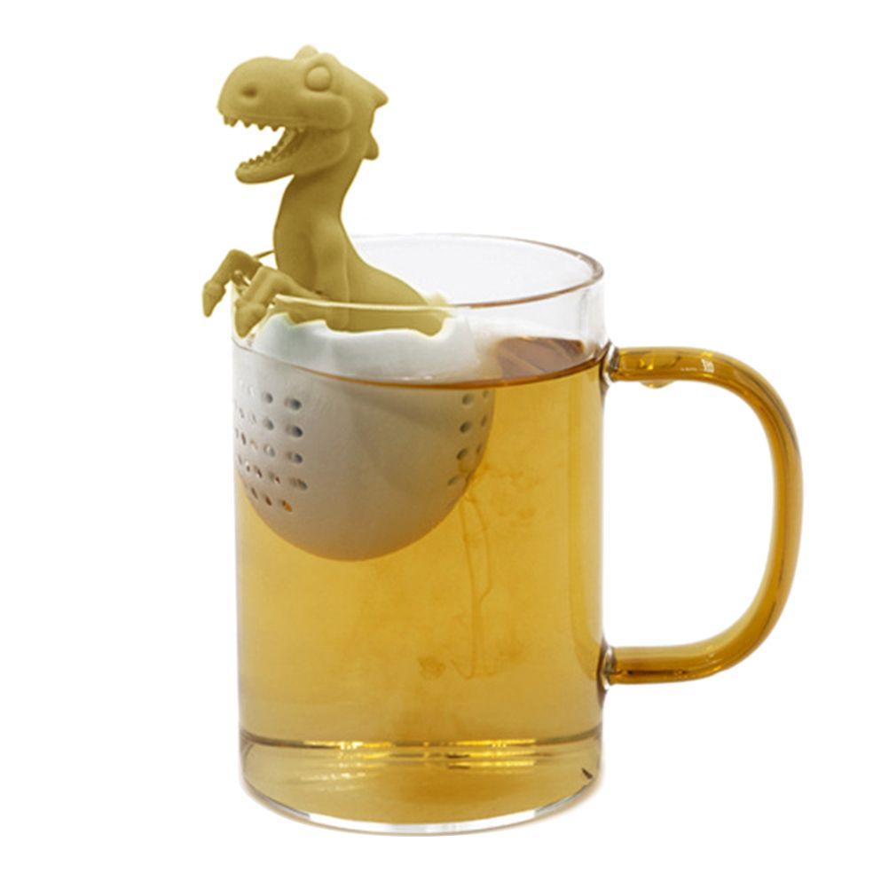 Dinosaurs Shaped Tea Filter Silicone Tea Infuser Heat Resistant Lovely Baby view 2