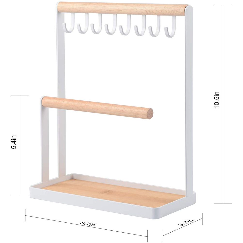 Wooden Jewelry Stand Multifunctional Jewelry Organizer Jewelry Display Stand view 6