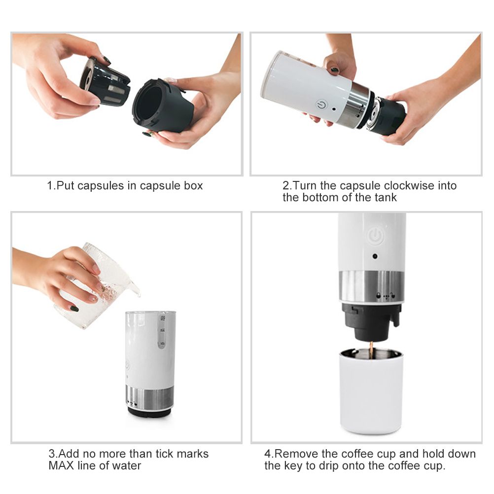 Portable Espresso Machine USB Coffee Maker Small Travel Coffee Machine view 5