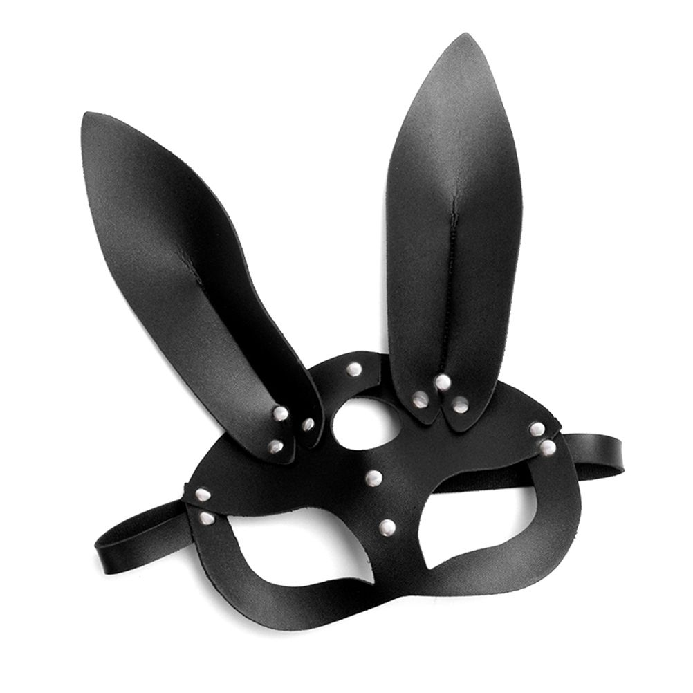 Women Sexy Rabbit Ears Mask Cute Bunny Long Ears Face Mask Halloween