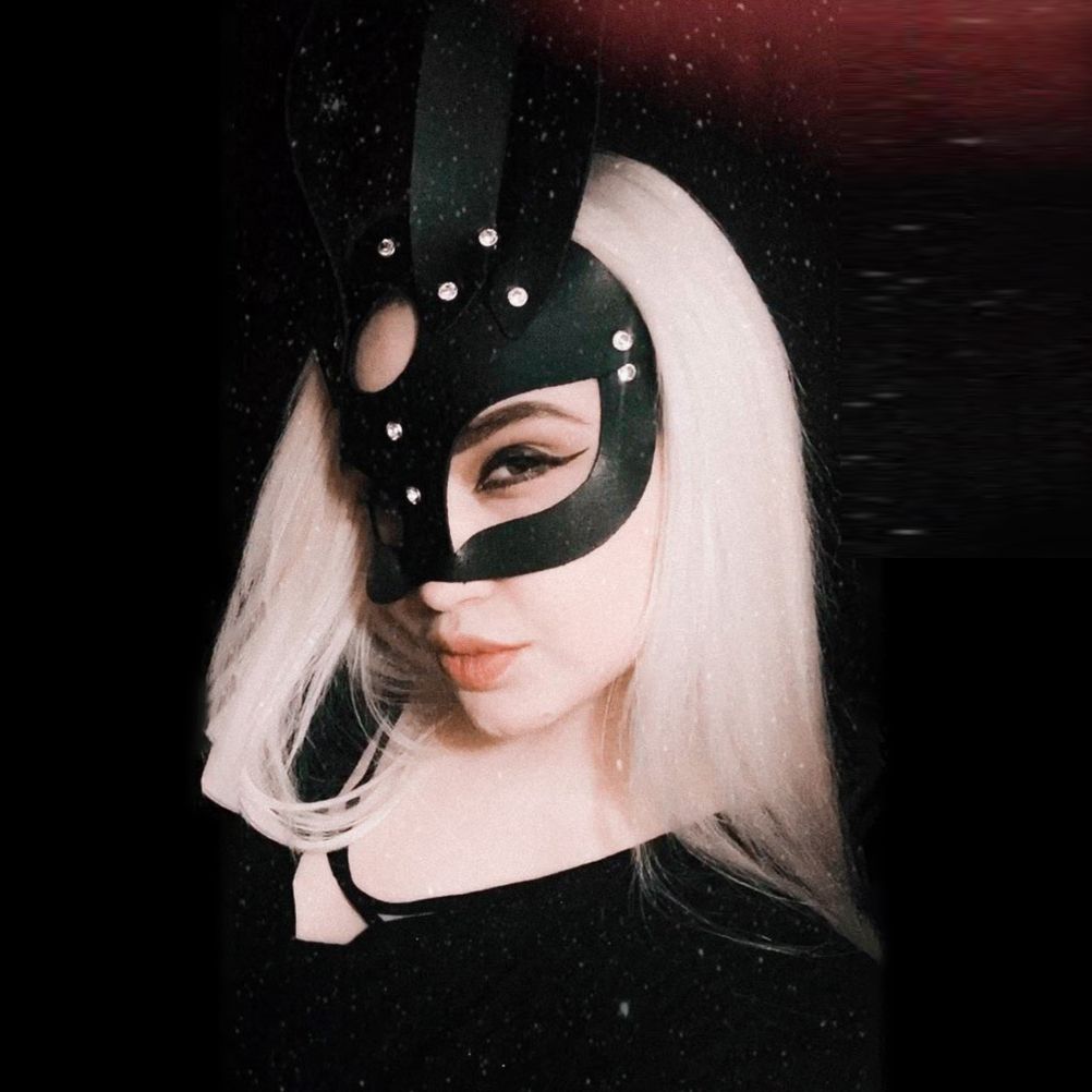 Women Sexy Rabbit Ears Mask Cute Bunny Long Ears Face Mask Halloween view 7