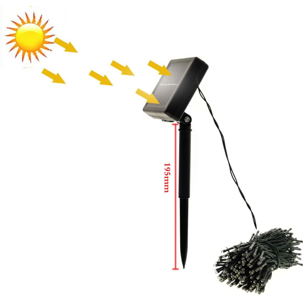 22M 200LEDs Solar String Light Waterproof Solar String Lights Outdoor Garden view 6