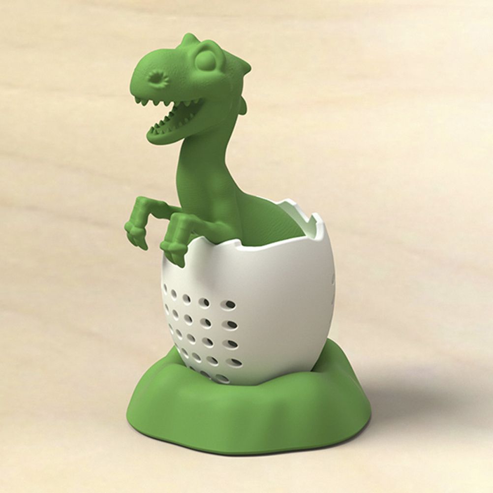 Dinosaur Shaped Tea Filter Silicone Tea Infuser Reusable Tea Bag Strainer view 8