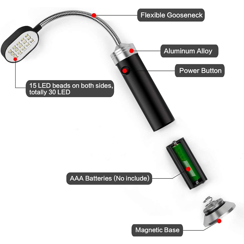 15LED Barbecue Lights 360° Adjustable Grill Lamp Portable Camping Light view 3